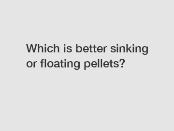 Which is better sinking or floating pellets?